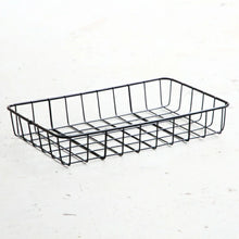 画像をギャラリービューアに読み込む, WALD 137 half basket (black) ウォルド