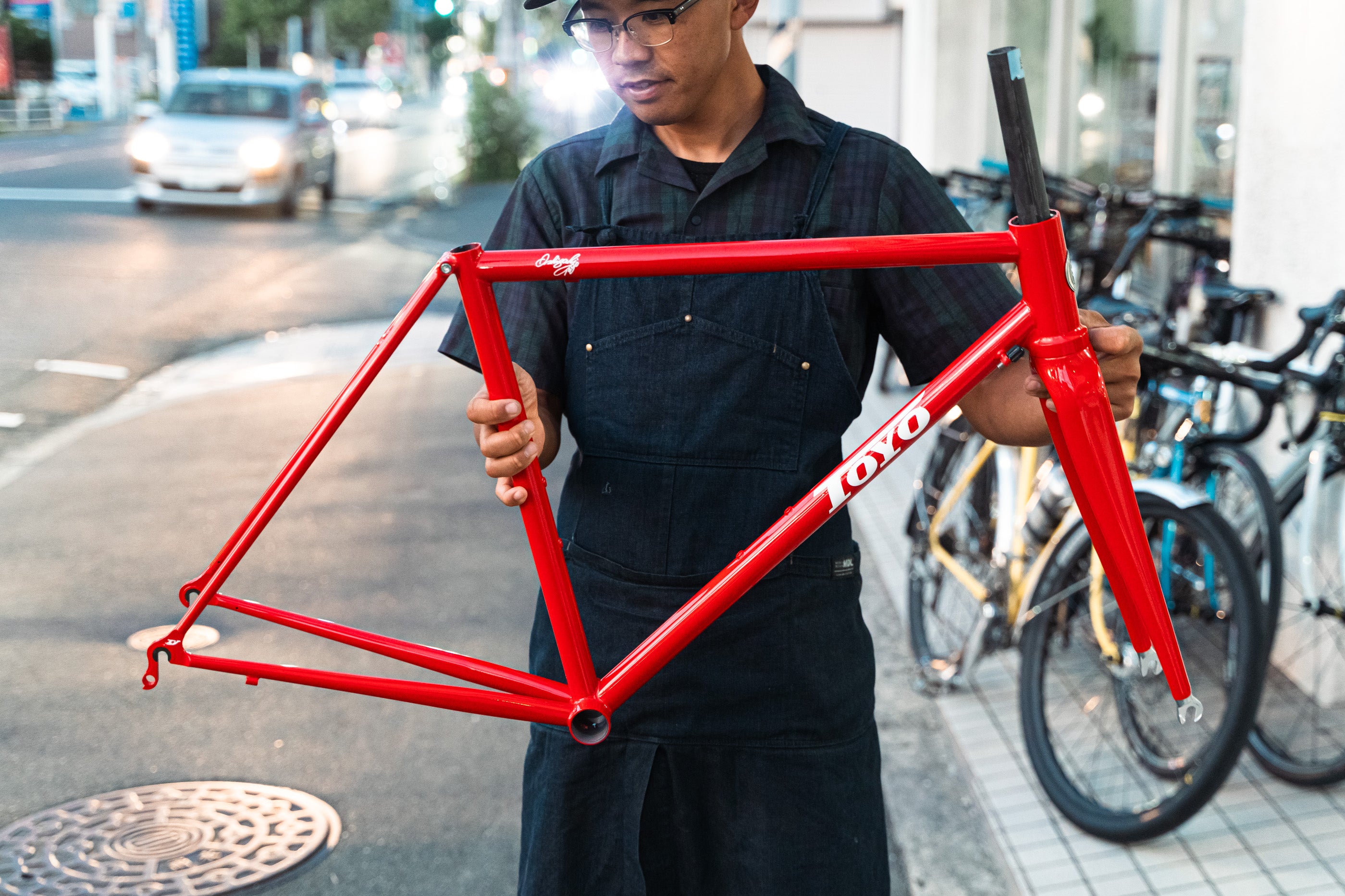 TOYO FRAME ROAD-S M Size Frame & Fork Set with Head Parts – Grumpy