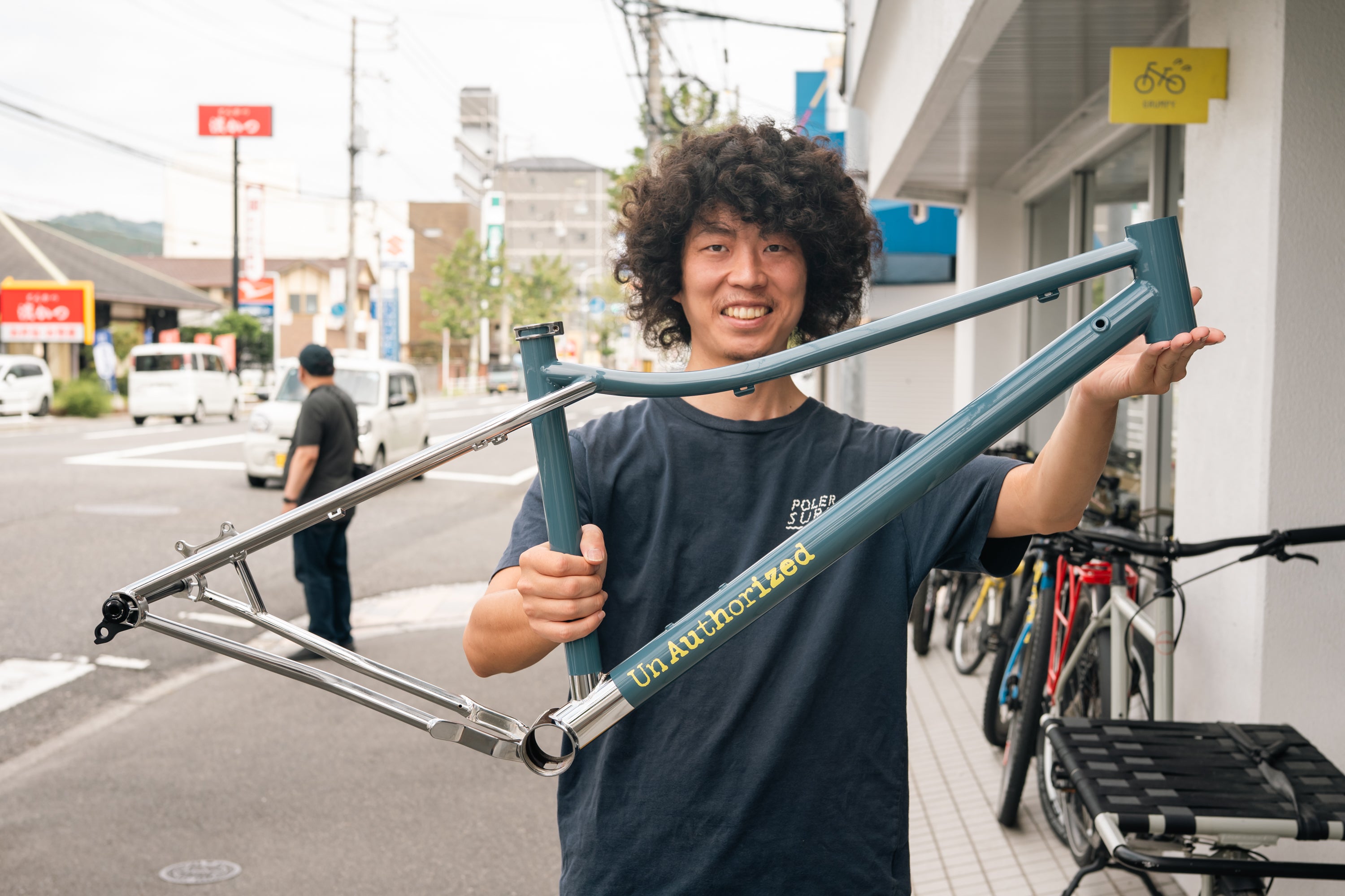 Un Authorized 33rpm 7th クロモリMTBフレーム アンオーソライズド