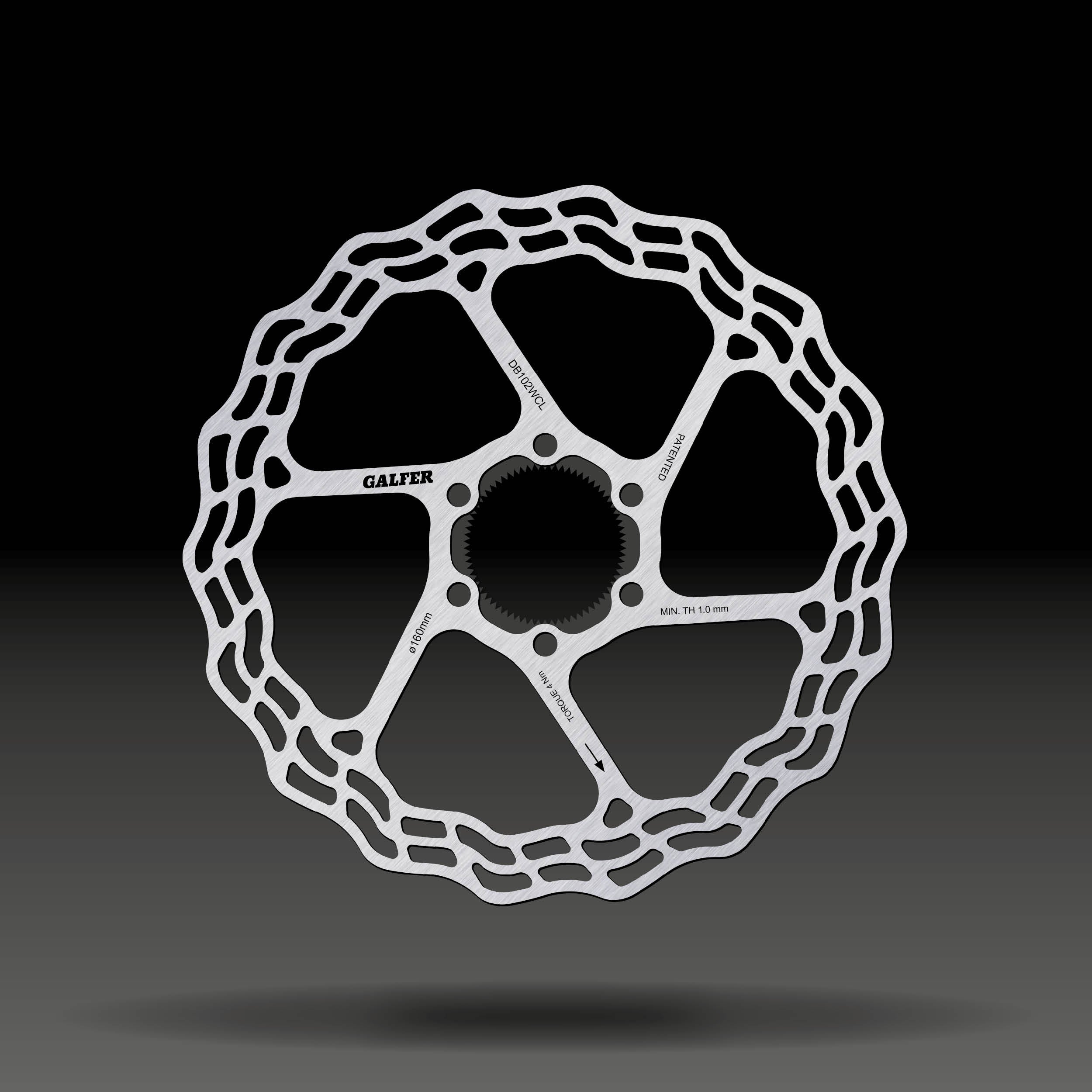 GALFER ガルファー　ブレーキローター GALFER Disc Wave Rotor for Road 160mm センターロック ブレーキ