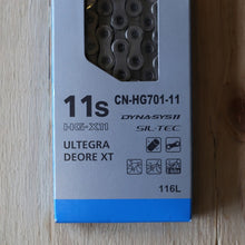 画像をギャラリービューアに読み込む, SHIMANO 11sチェーン CN-HG701-11 126L ULTEGRA DEORE XT シマノ