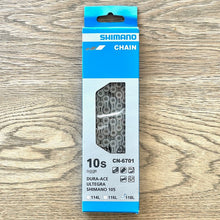 画像をギャラリービューアに読み込む, SHIMANO 10Sチェーン 118L CN-6701 ULTEGRA シマノ