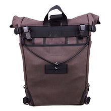 Load image into Gallery viewer, FAIRWEATHER Pannier Bag フェアウェザー パニアバッグ ツーリング 自転車 サイクリング キャンプ リュック バイクパッキング 自転車通勤 自転車通学 旅 旅行 リアラック リアキャリア コミューター 街乗り 防水性 日本製(FAIRWEATHER)の商品画像(写真5)