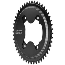 Load image into Gallery viewer, Wolf Tooth Chainring Aero 110 BCD Asymmetric 4-Bolt Chainrings for Shimano GRX 800 Cranks (46T)
