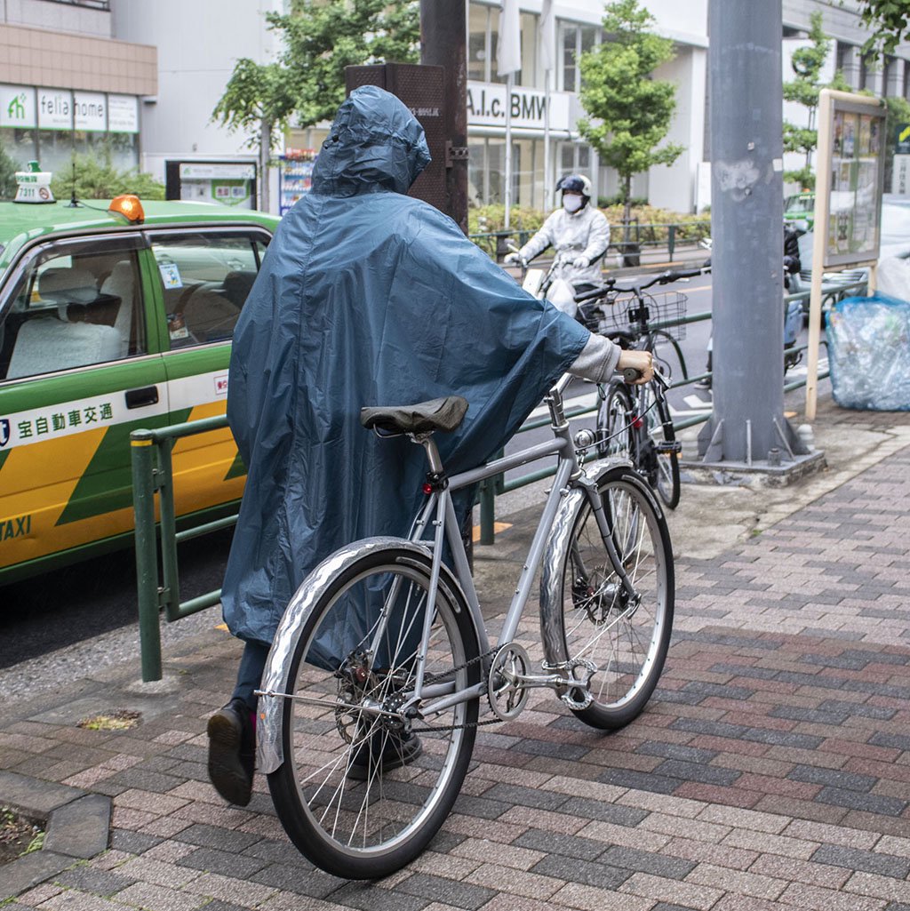 FAIRWEATHER packable rain poncho フェアウェザー – Grumpy Bike Shop
