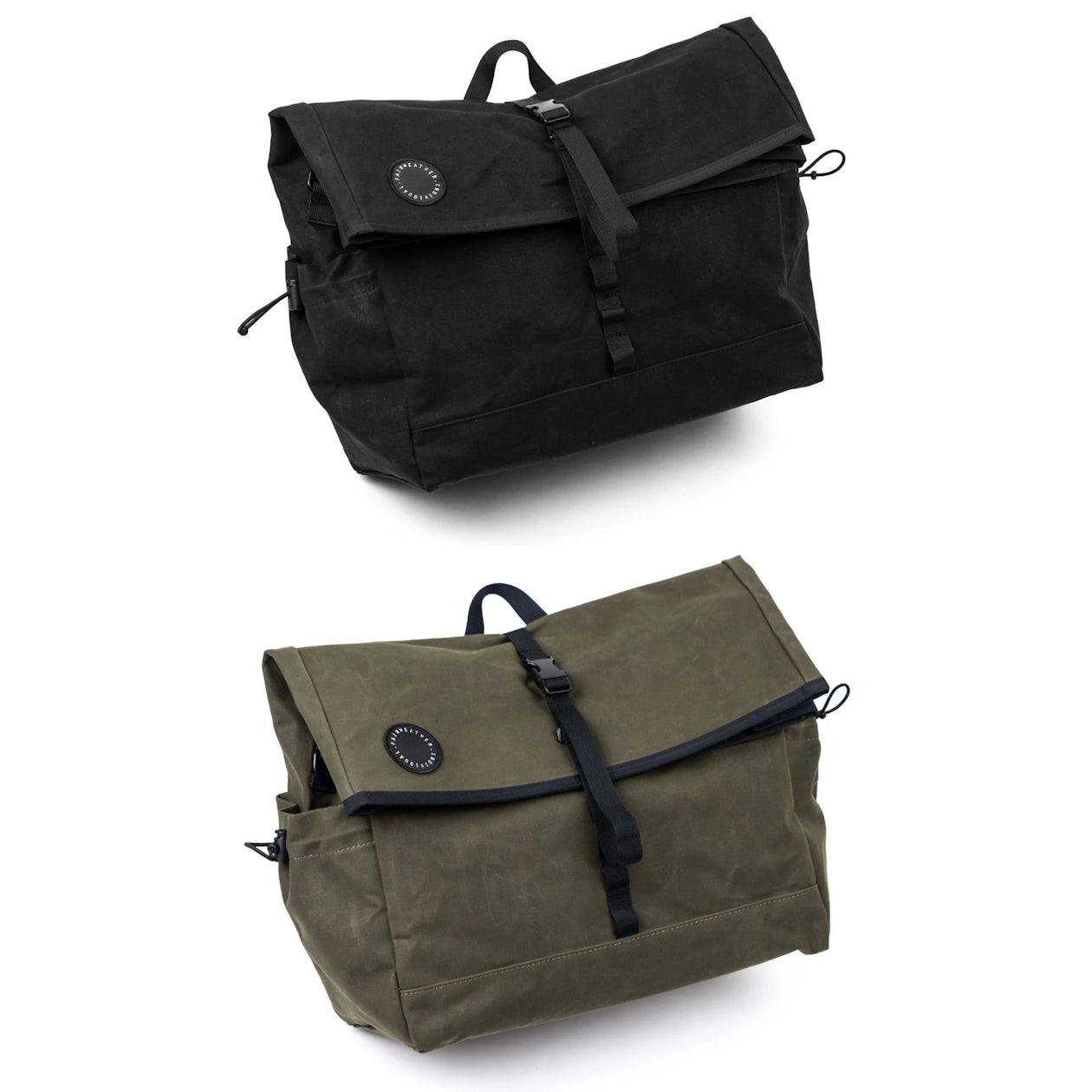 FAIRWEATHER Brompton Bag (waxed canvas) (with frame) Fairweather