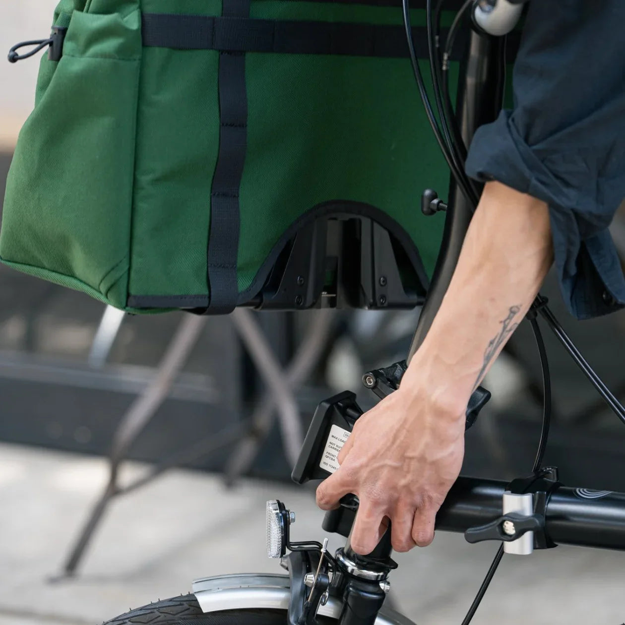 FAIRWEATHER brompton bag (waxed canvas) (フレームあり) フェア