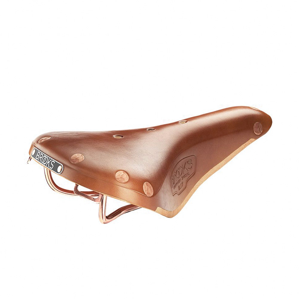 BROOKS England レザーサドル ブラウン BROOKS B17 Special Copper レザーサドル 銅鋲 英国製 – Grumpy Bike Shop