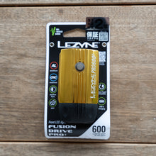 画像をギャラリービューアに読み込む, LEZYNE FUSION DRIVE PRO 600+ [GOLD] レザイン フロントライト
