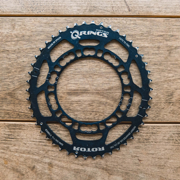 中古】ROTOR Q-RINGS アウターチェーンリング（46T,PCD:110mm