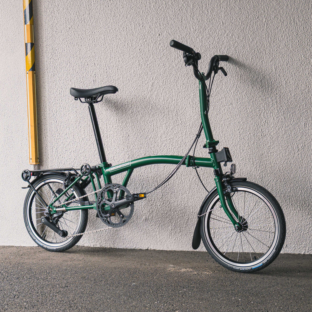 BROMPTON C Line Explore 12spd (Mハンドル、ラック有り) レーシング