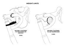 Load image into Gallery viewer, RESTRAP バンパーバー 耐荷重・ウェイトガイド
