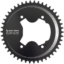 Load image into Gallery viewer, Wolf Tooth Chainring Aero 110 BCD Asymmetric 4-Bolt Chainrings for Shimano GRX 800 Cranks (46T)
