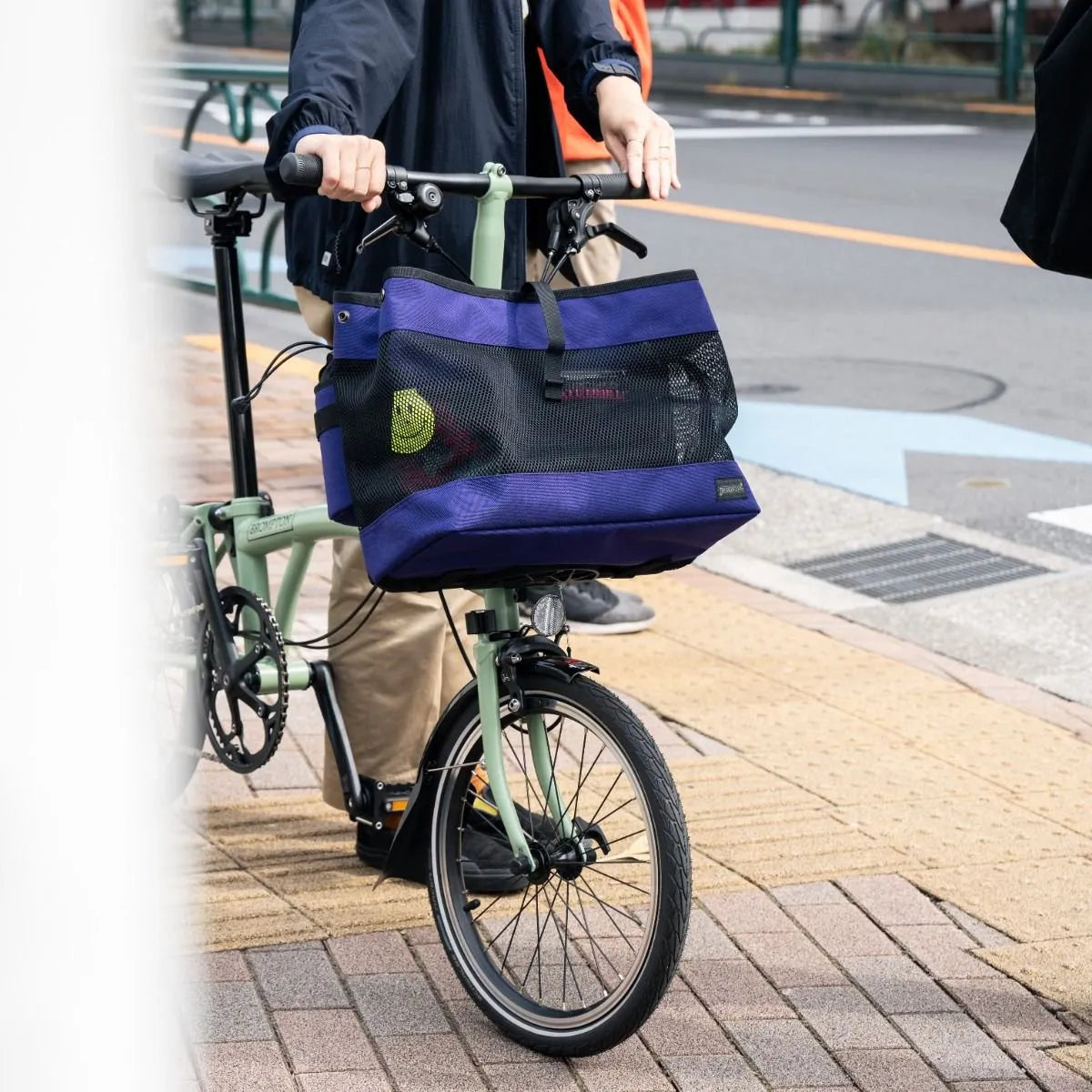 BLUE LUG brompton basket bag (with frame) Brompton front bag