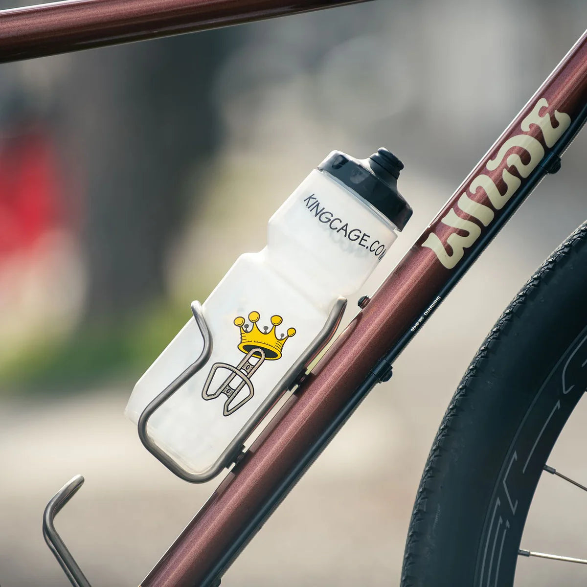 キングケージ　ボトルケージ　ブラック KING CAGE Purist Black Fixy Cap Bottle キングケージ – Grumpy Bike Shop
