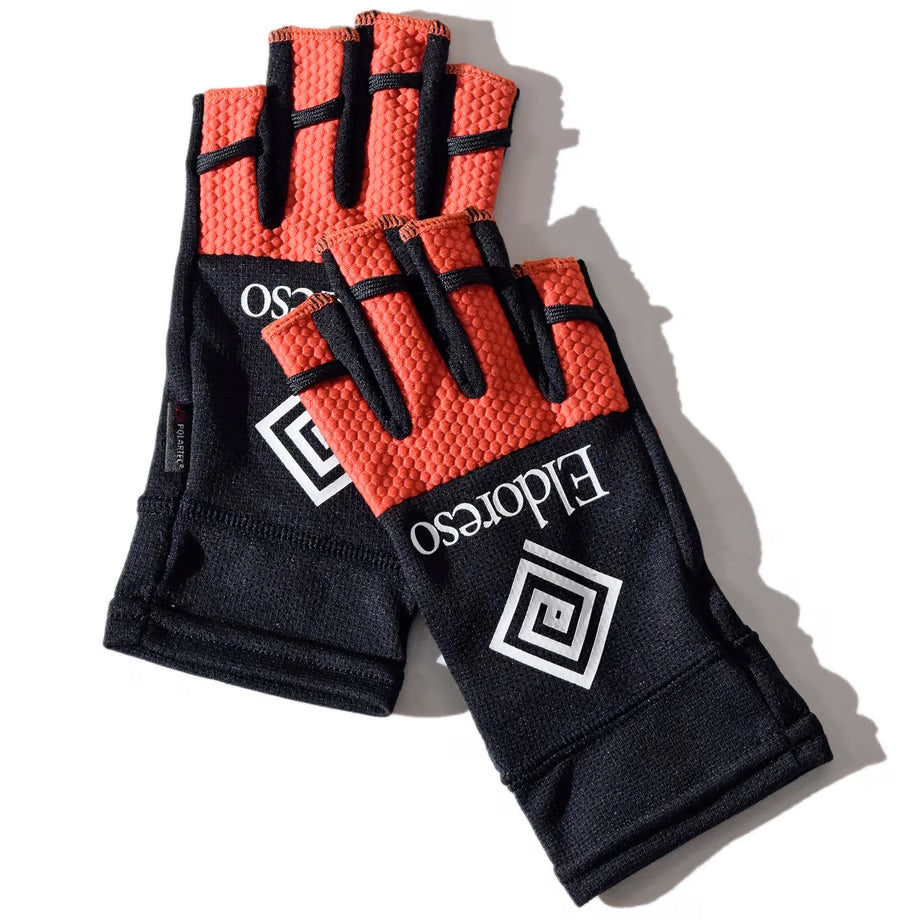 ELDORESO Half-Cut Gloves フィンガーレス ランニンググローブ