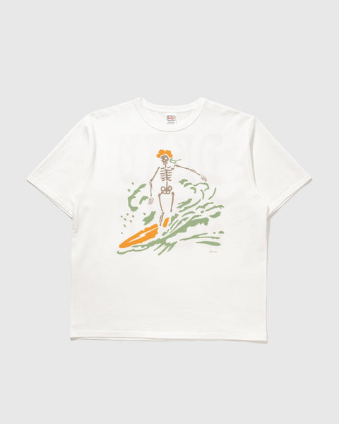 テークエム PNTHASLGDDPMN グラフィック Tシャツ ホワイト HAVE A GREATFUL DAY DEAD SURF Tシャツ GDC0519DDSF – Grumpy Bike Shop