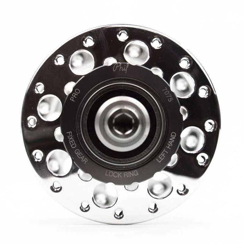 PHIL WOOD PRO high flange track hub（rear/Double Fixed/24h