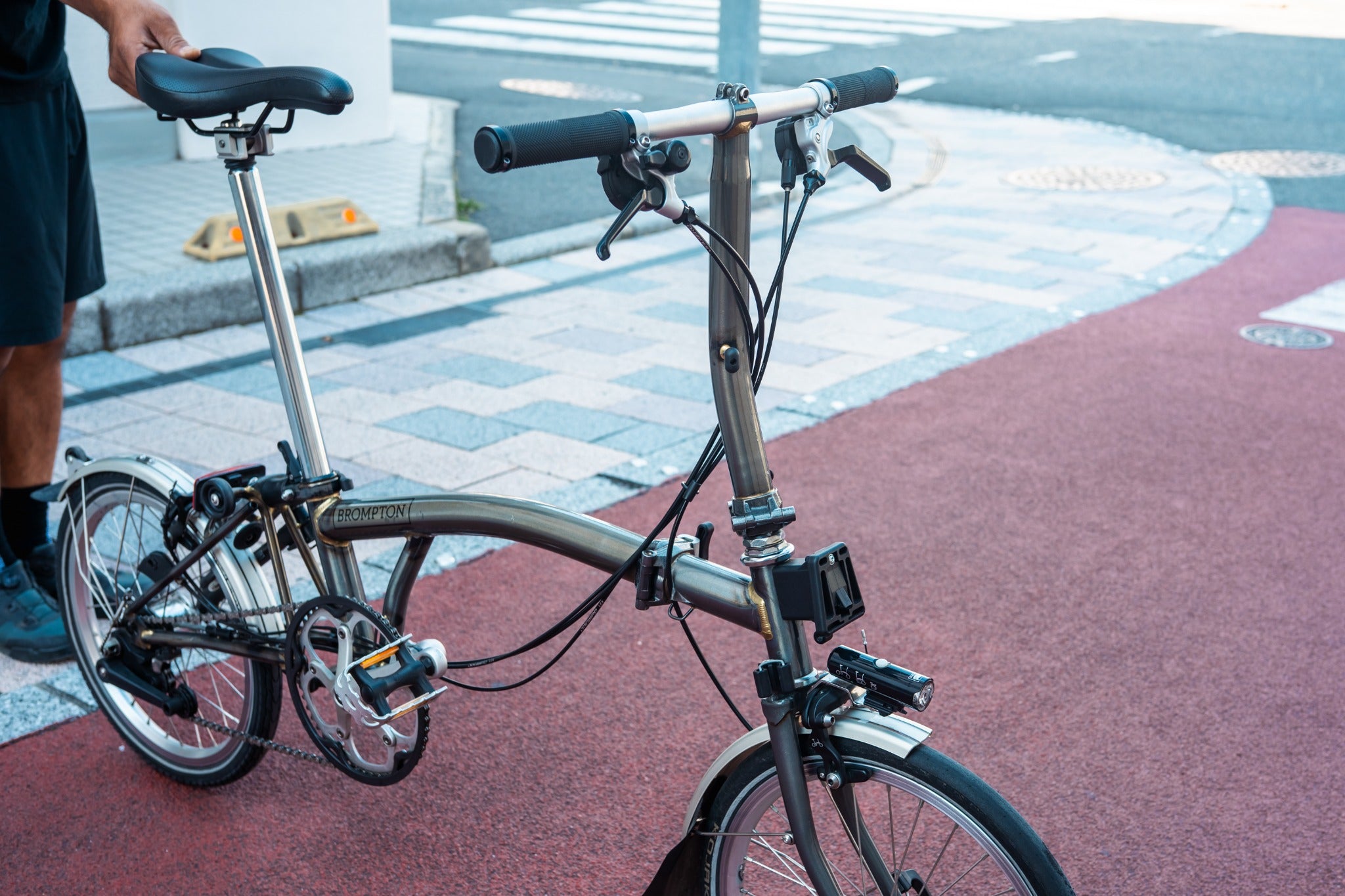 中古】BROMPTON RAWカラー 完成車 ストレートハンドル・6段変速