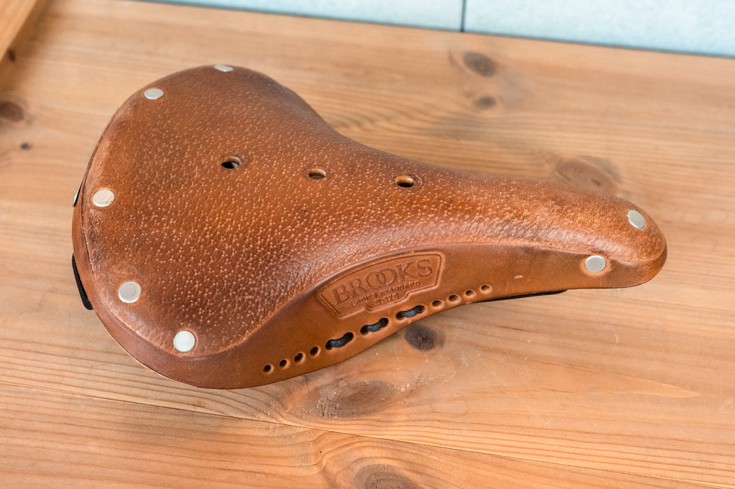 中古】BROOKS B17S AGED ブルックス レザーサドル – Grumpy Bike Shop
