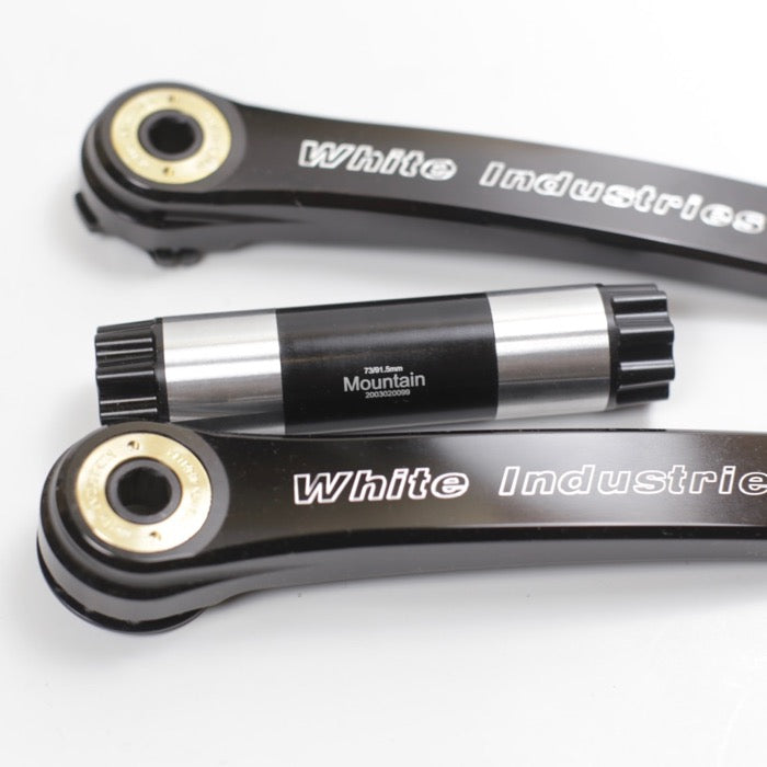 WHITE INDUSTRIES クランク M30[ブラック](キャップBRONZE) DriveTrain