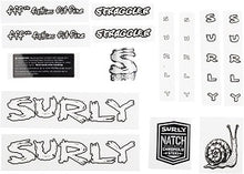 画像をギャラリービューアに読み込む, Surly frame decal
