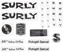 画像をギャラリービューアに読み込む, [ネコポス対応]Surly frame decal set midnight special NEW サーリー ミッドナイトスペシャル フレーム デカール セット
