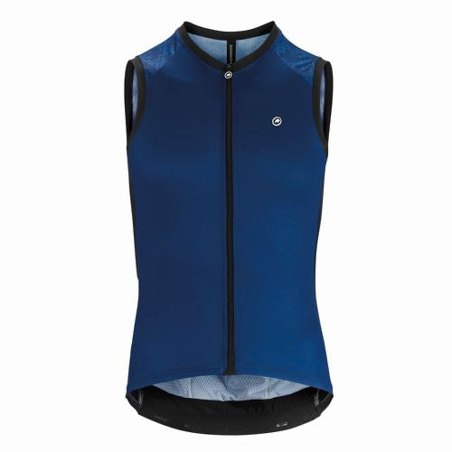 ASSOS Mサイズ サイクルジャージ 青/黒 ASSOS MILLE GT スリーブレスジャージ 夏用 軽量通気 – Grumpy Bike Shop