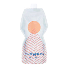 画像をギャラリービューアに読み込む, Platypus ソフトボトル 1.0L キャンプアウトドア畳めるエコ 水筒 軽量 頑丈 コンパクト
