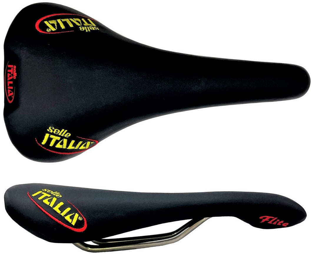 Selle Italia FLITE 1990 embroidery ブラック セライタリア フライト