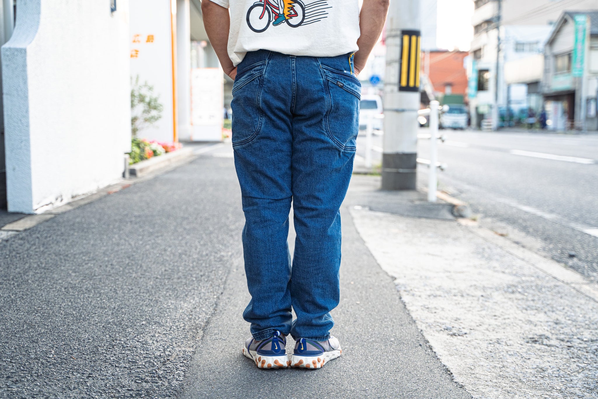 GOHEMP VENDOR TAPERED SLIM PANTS USED WASH GHP1101DYU ゴーヘンプ 
