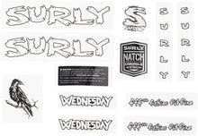 画像をギャラリービューアに読み込む, [ネコポス対応]Surly frame decal set wednesday NEW サーリー ウェンズデー フレーム デカール セット MA1247 MA1248
