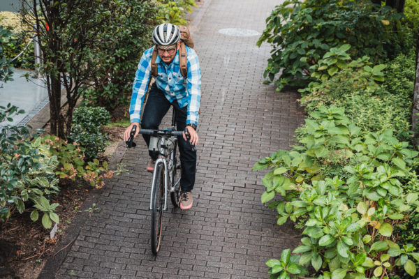 近所のサイクリング行くなら カジュアルなウエアで街乗りコーデ 広島の自転車ショップ ファットバイク シングルスピード ロングテールバイク シクロクロス ハンドメイドフレームなど Grumpy グランピー